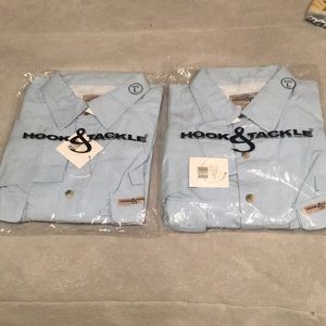 2 Brand new Hook and Tackle Guide Shirts Fishing